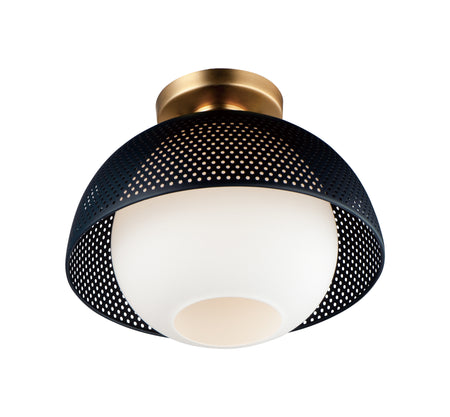 Perf 1-Light Flush Mount