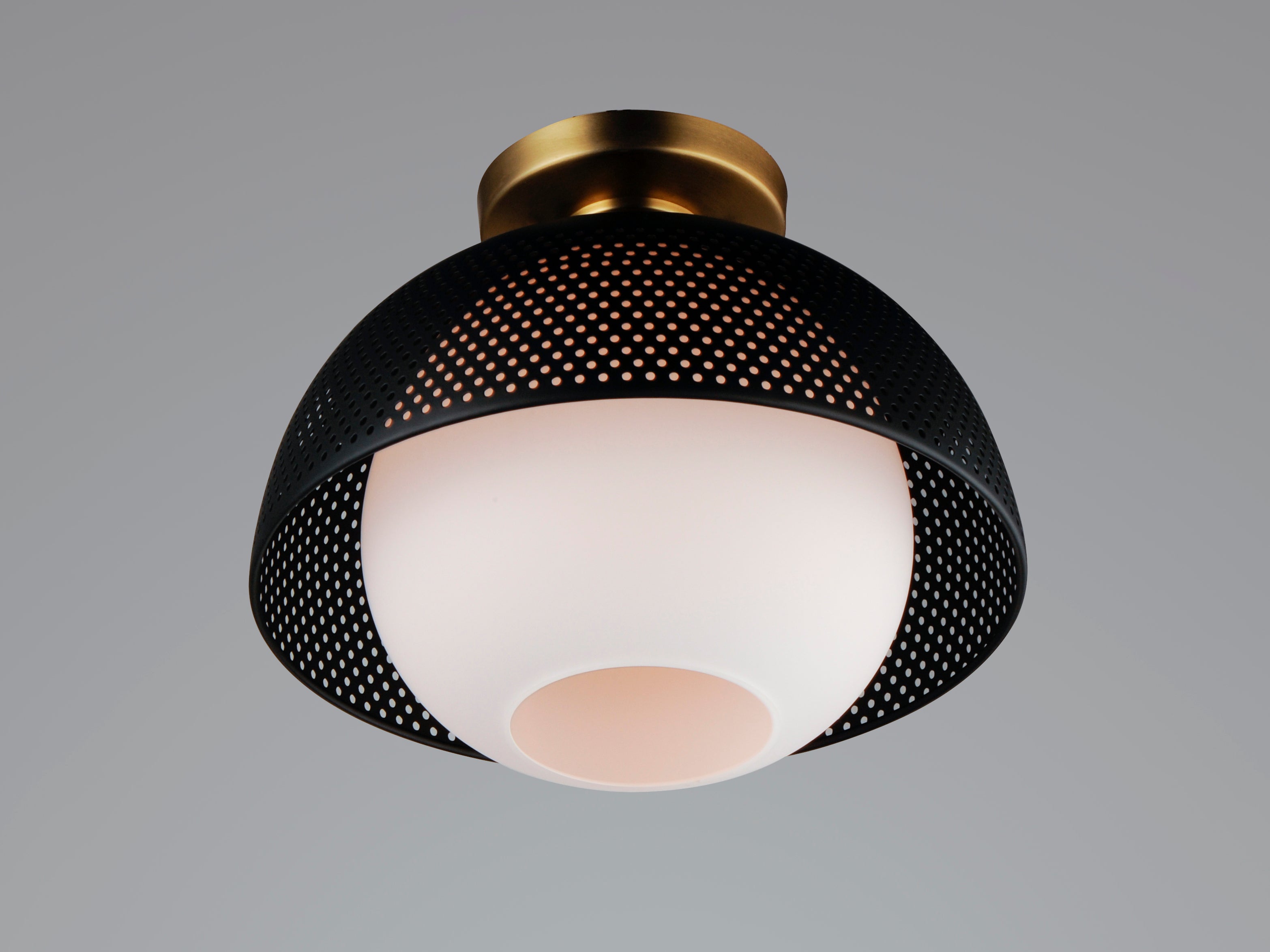 Perf 1-Light Flush Mount
