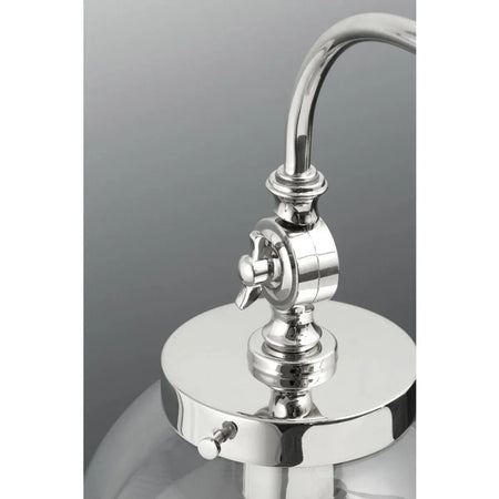 P4769-104 3-Light Ceiling/Stem Mount 1-Tier Chandelier 100-Watt 120-Volt Polished Nickel Penn by Progress