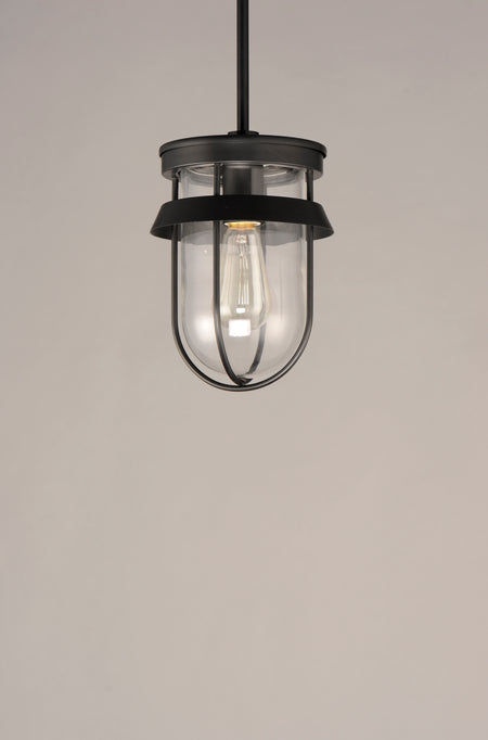 Breakwater 1-Light Outdoor Pendant / Semi-Flush