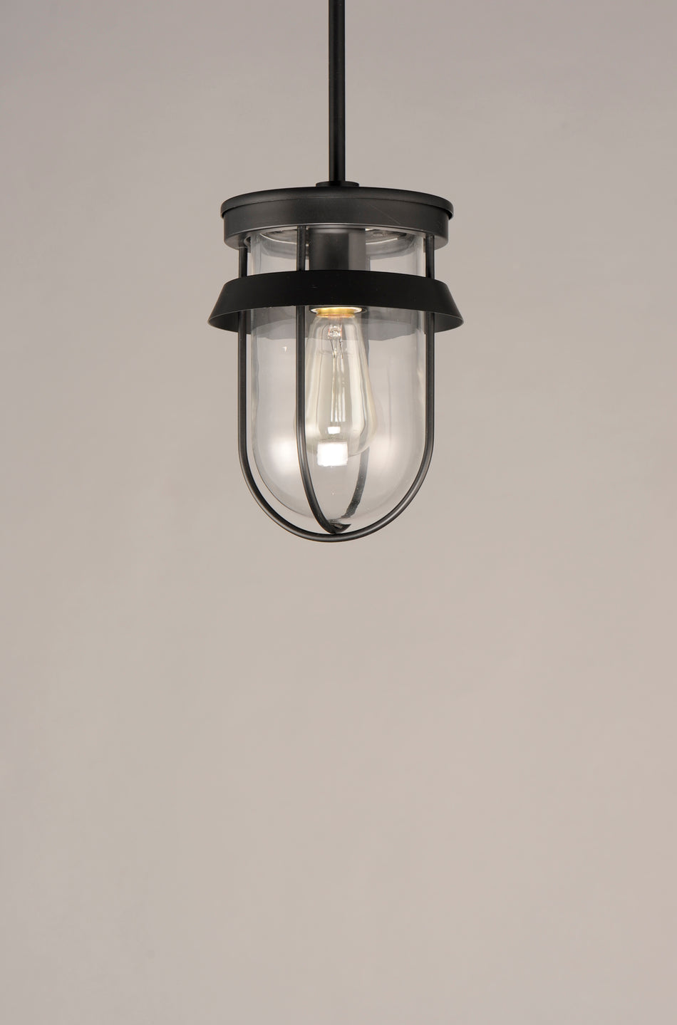 Breakwater 1-Light Outdoor Pendant / Semi-Flush