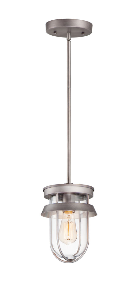 Breakwater 1-Light Outdoor Pendant / Semi-Flush