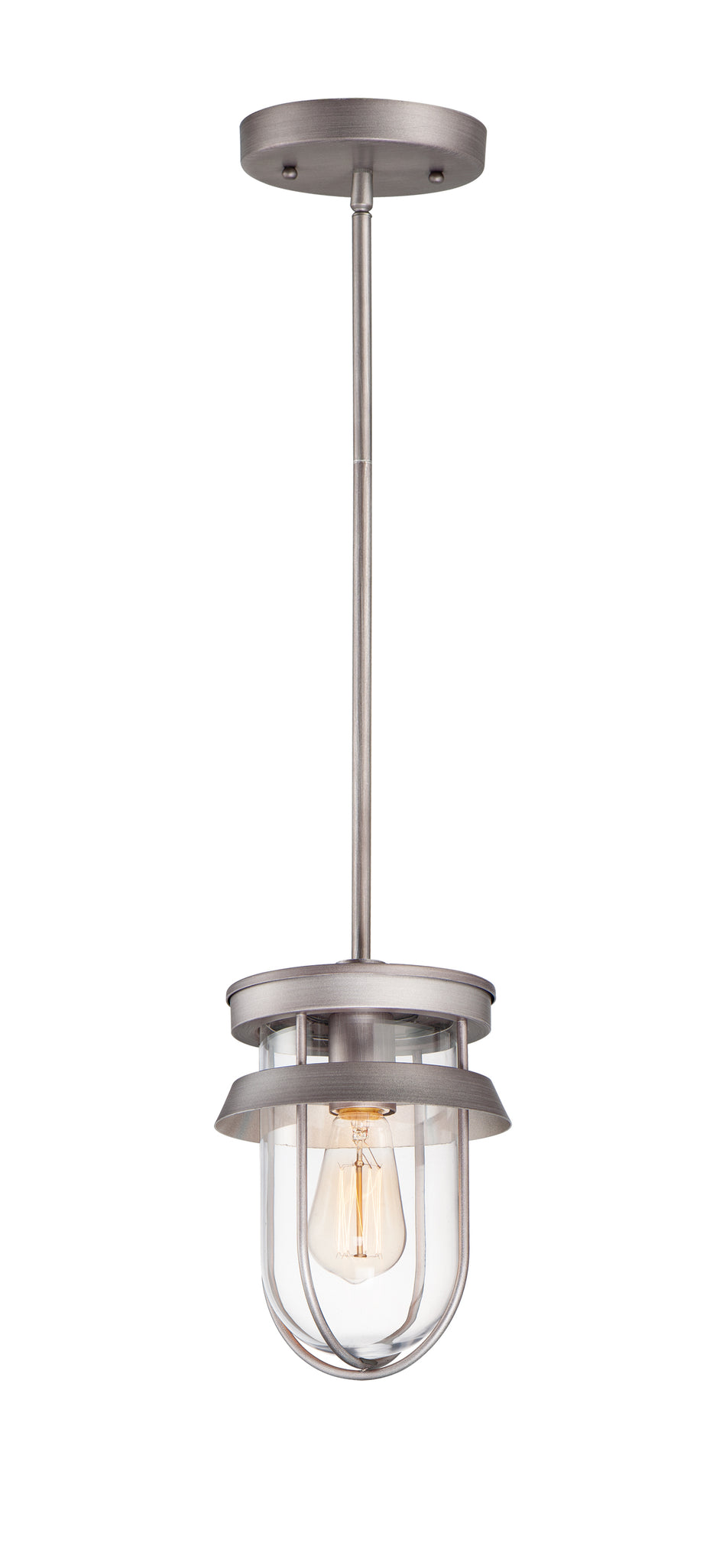 Breakwater 1-Light Outdoor Pendant / Semi-Flush