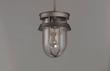 Breakwater 1-Light Outdoor Pendant / Semi-Flush