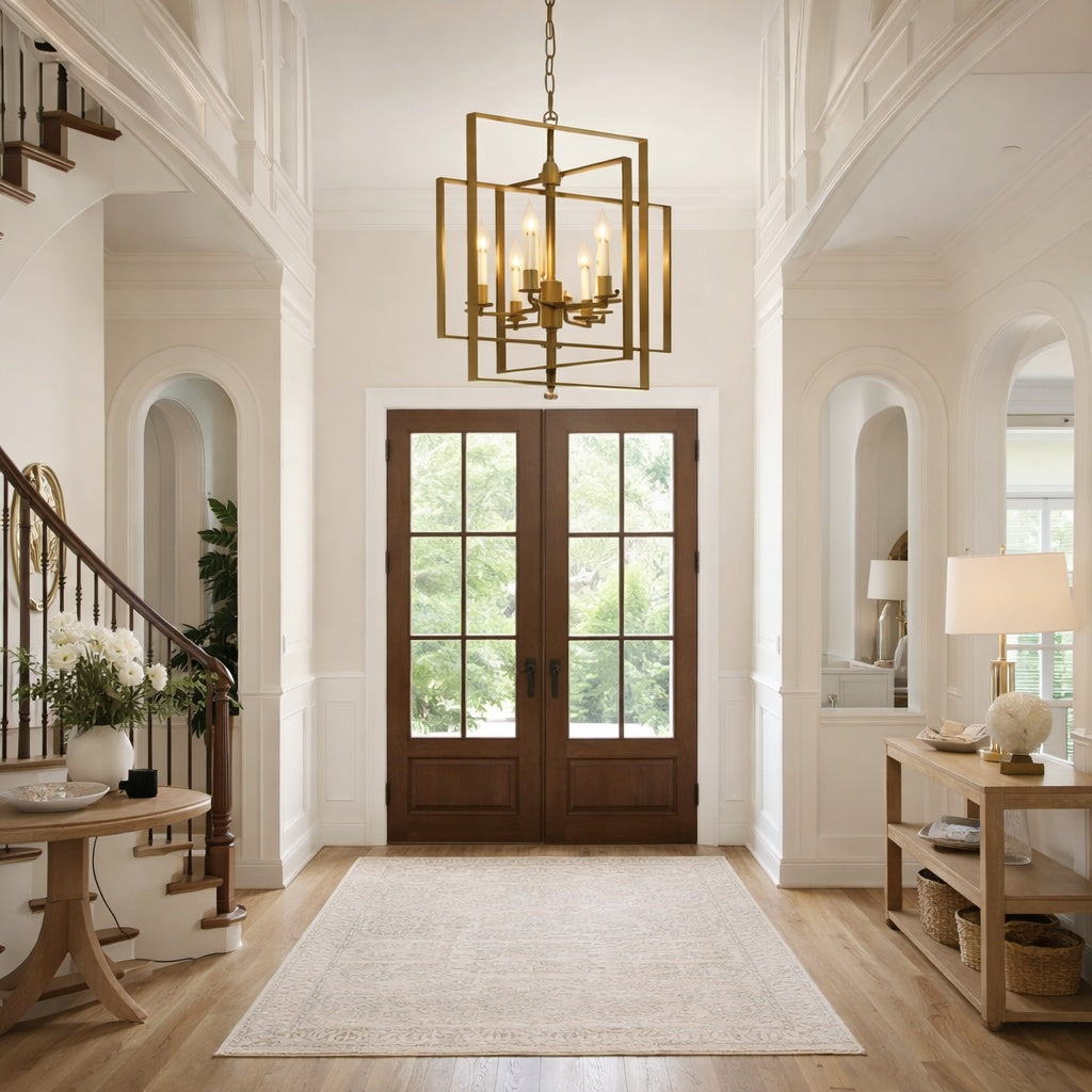 Architectural metal hanging 20" pendant El Capitan by TransGlobe