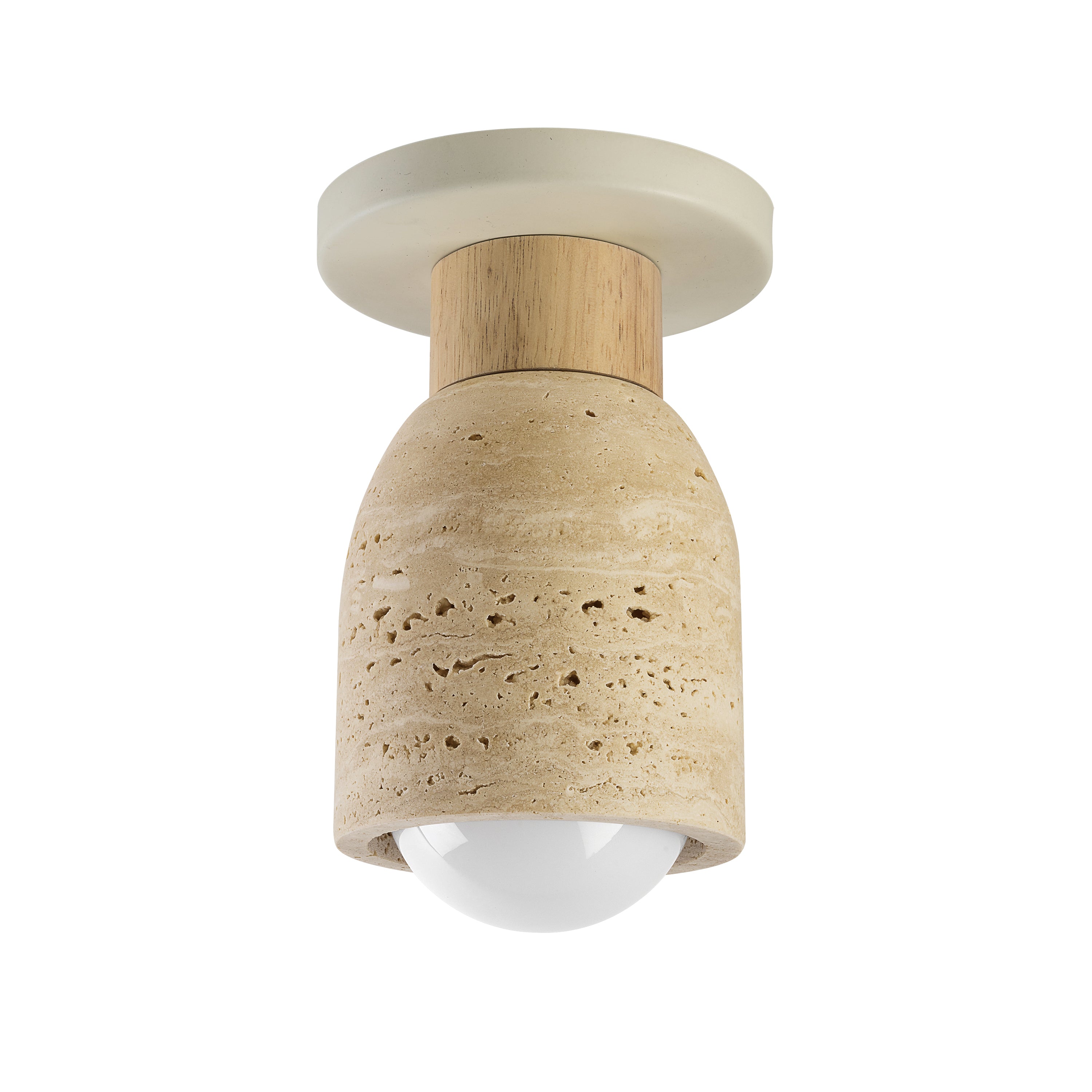 Pompeii 1-Light Flush Mount