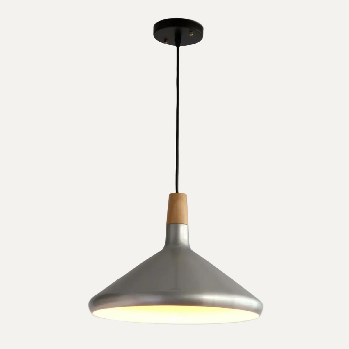 1120-B S Metal Pendant Light With Refined Illumination And Sleek Metallic Finish
