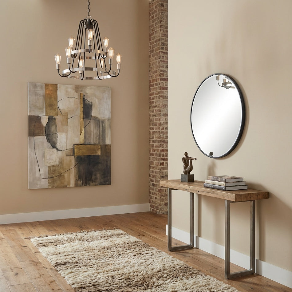 Haven-Nine Light 2-Tier Chandelier-27 Inches wide by 24.25 inches high by Maxim