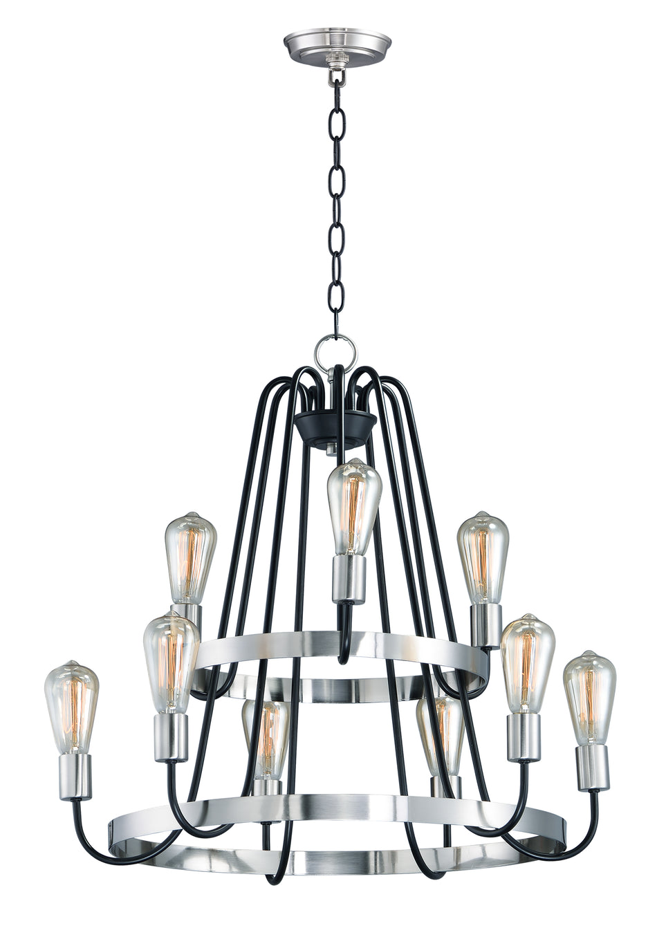 Haven 9-Light Chandelier by Maxim