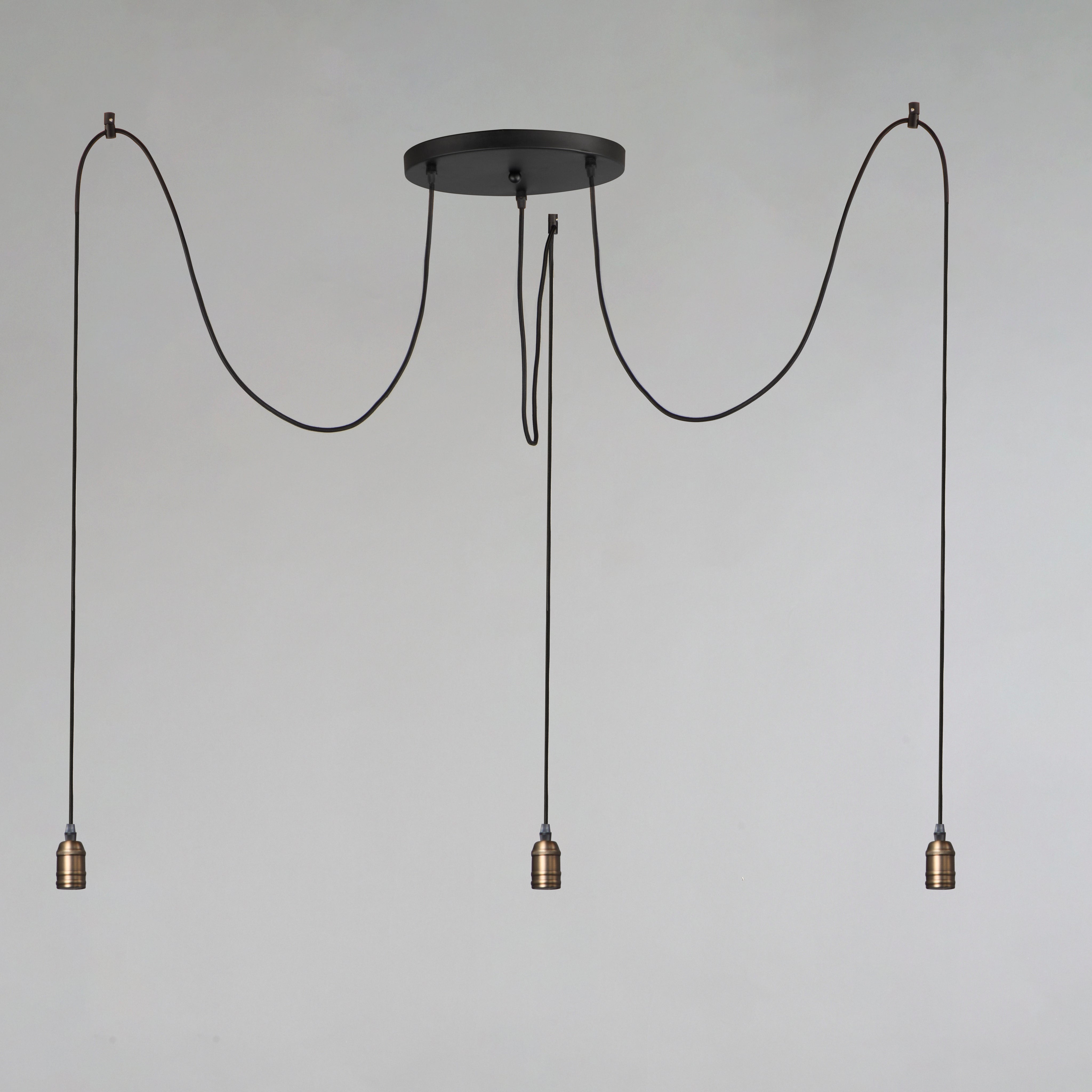 Early Electric 3-Light Pendant