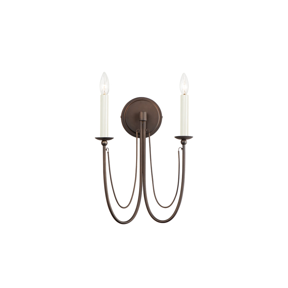 Plumette 2-Light Wall Sconce