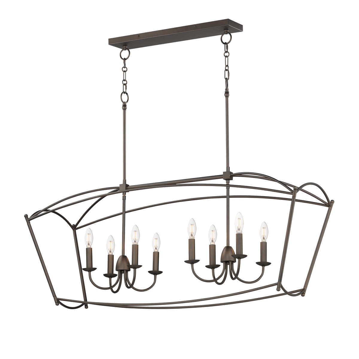 Plumette 8-Light Linear Pendant