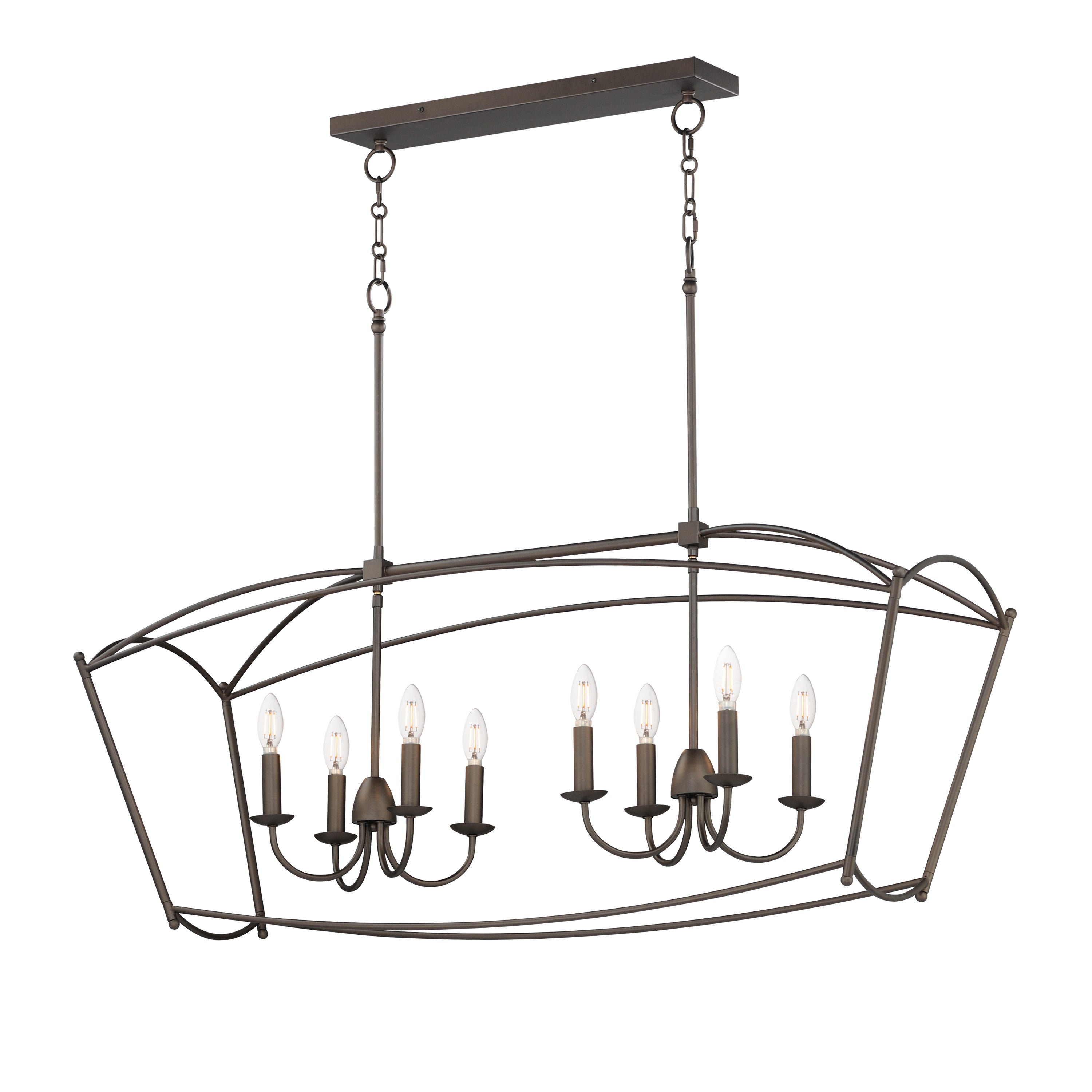 Plumette 8-Light Linear Pendant