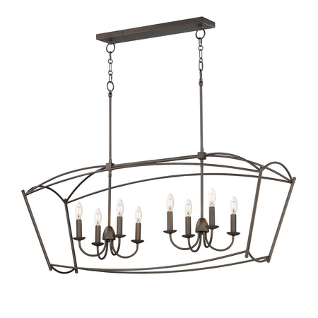 Plumette 8-Light Linear Pendant