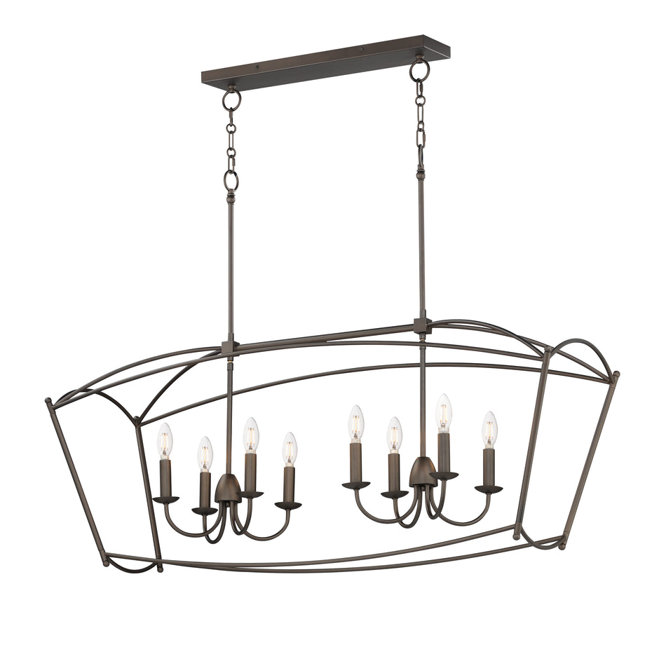 Plumette 8-Light Linear Pendant