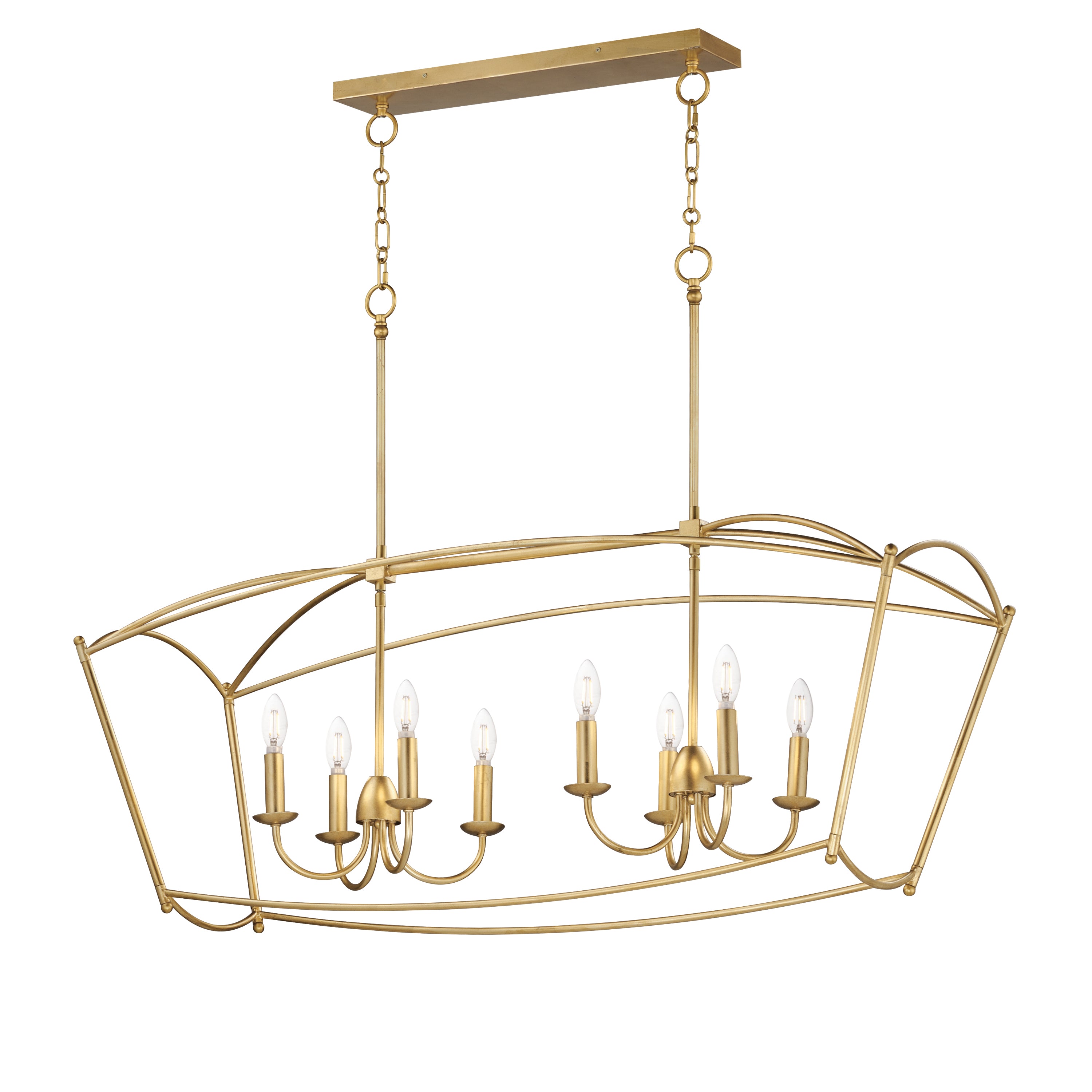 Plumette 8-Light Linear Pendant