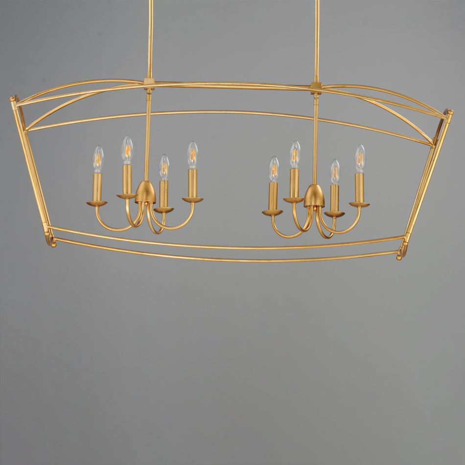Plumette 8-Light Linear Pendant