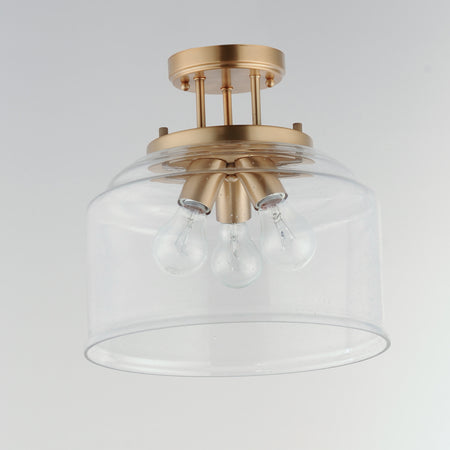 Acadia 3-Light Semi-Flush Mount