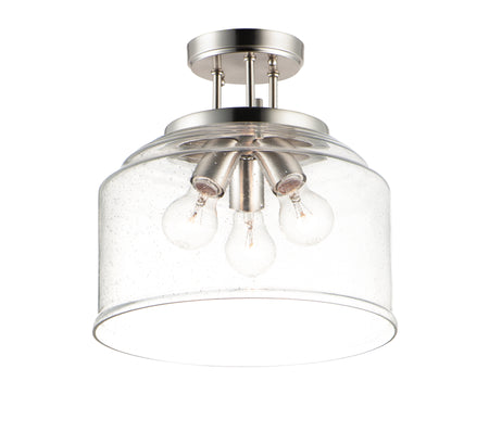 Acadia 3-Light Semi-Flush Mount