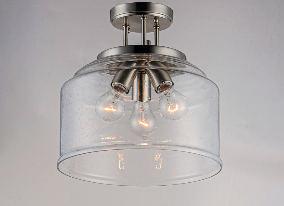 Acadia 3-Light Semi-Flush Mount