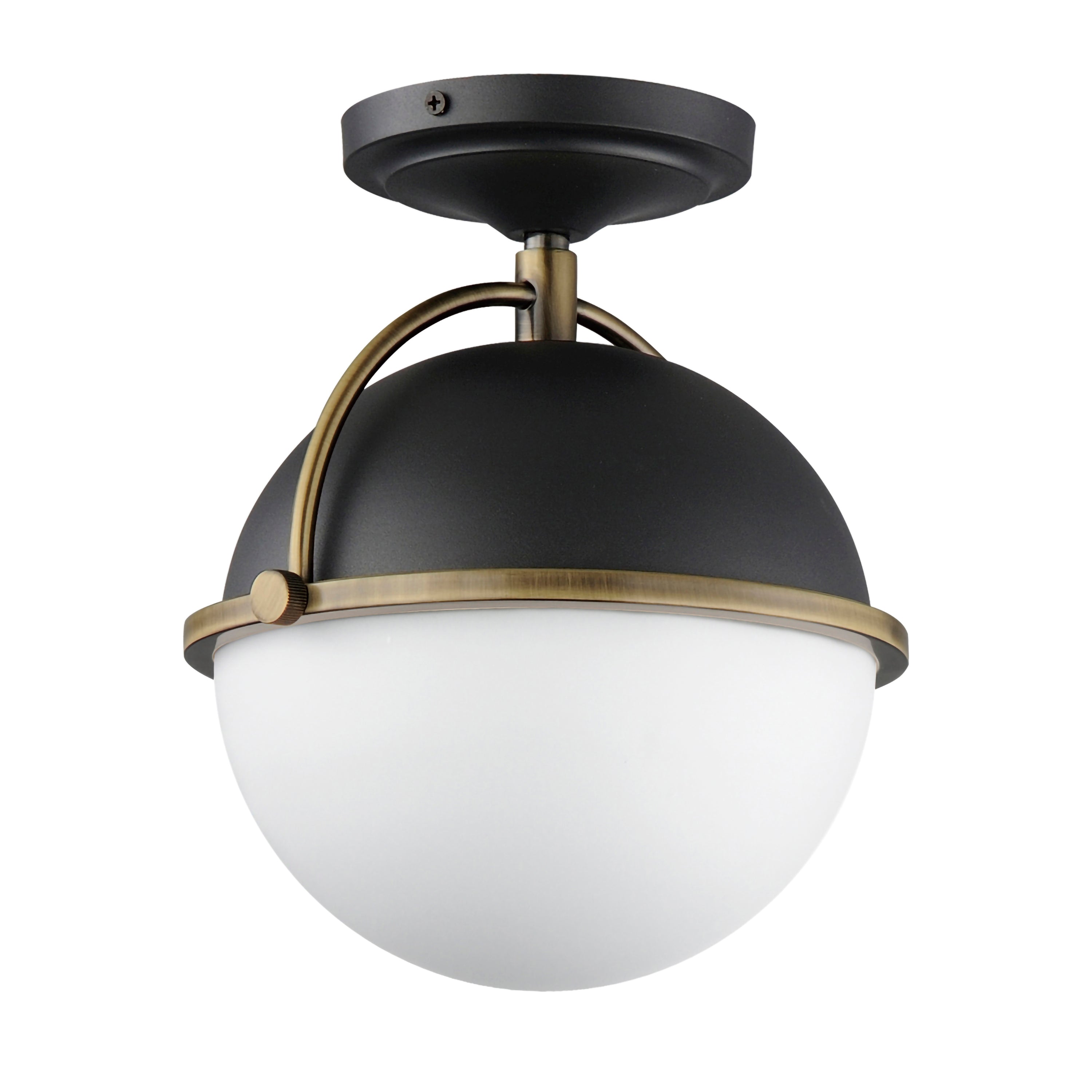 Duke 1-Light Semi Flush Mount
