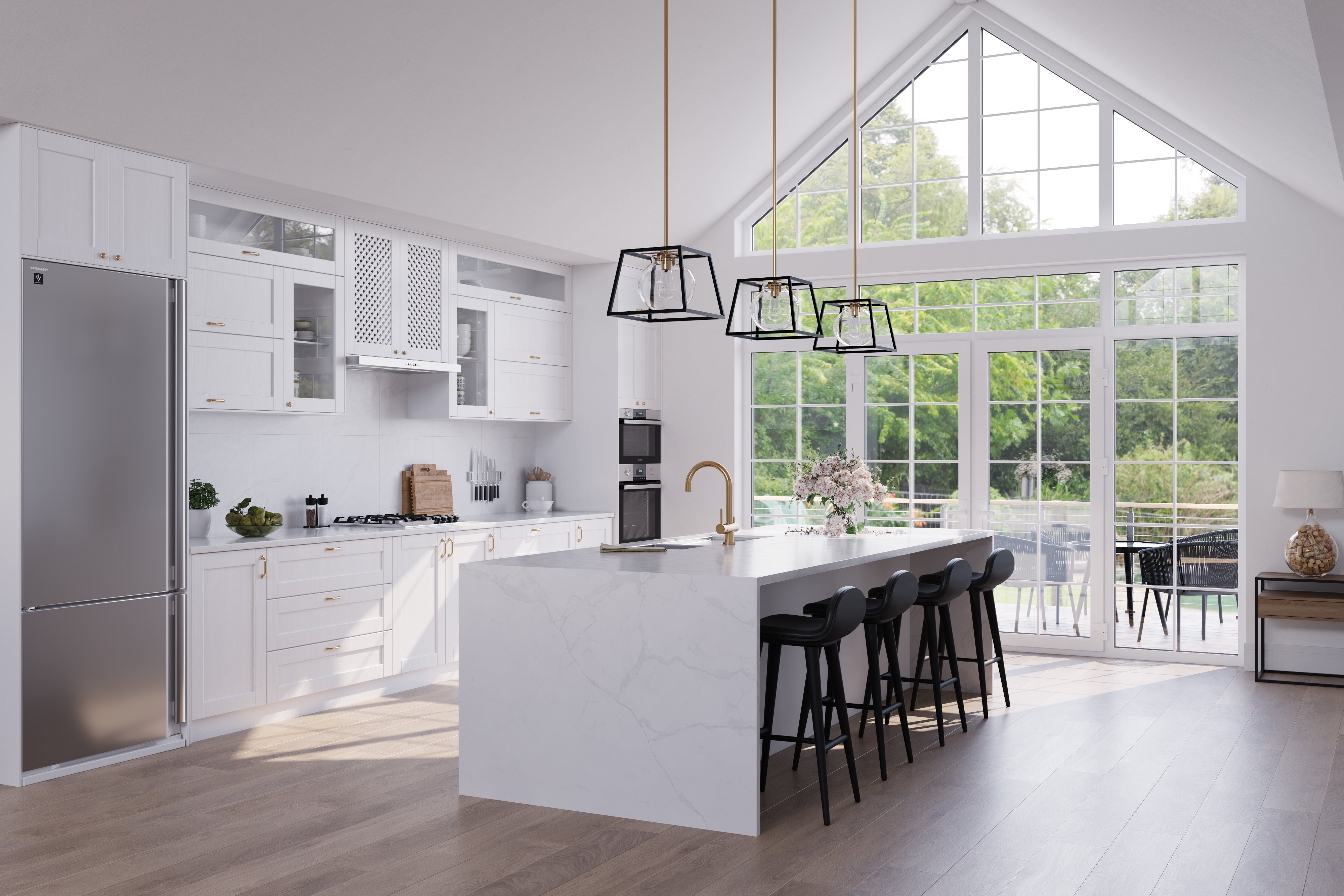 Bridegtown 1 Light Cage Pendant