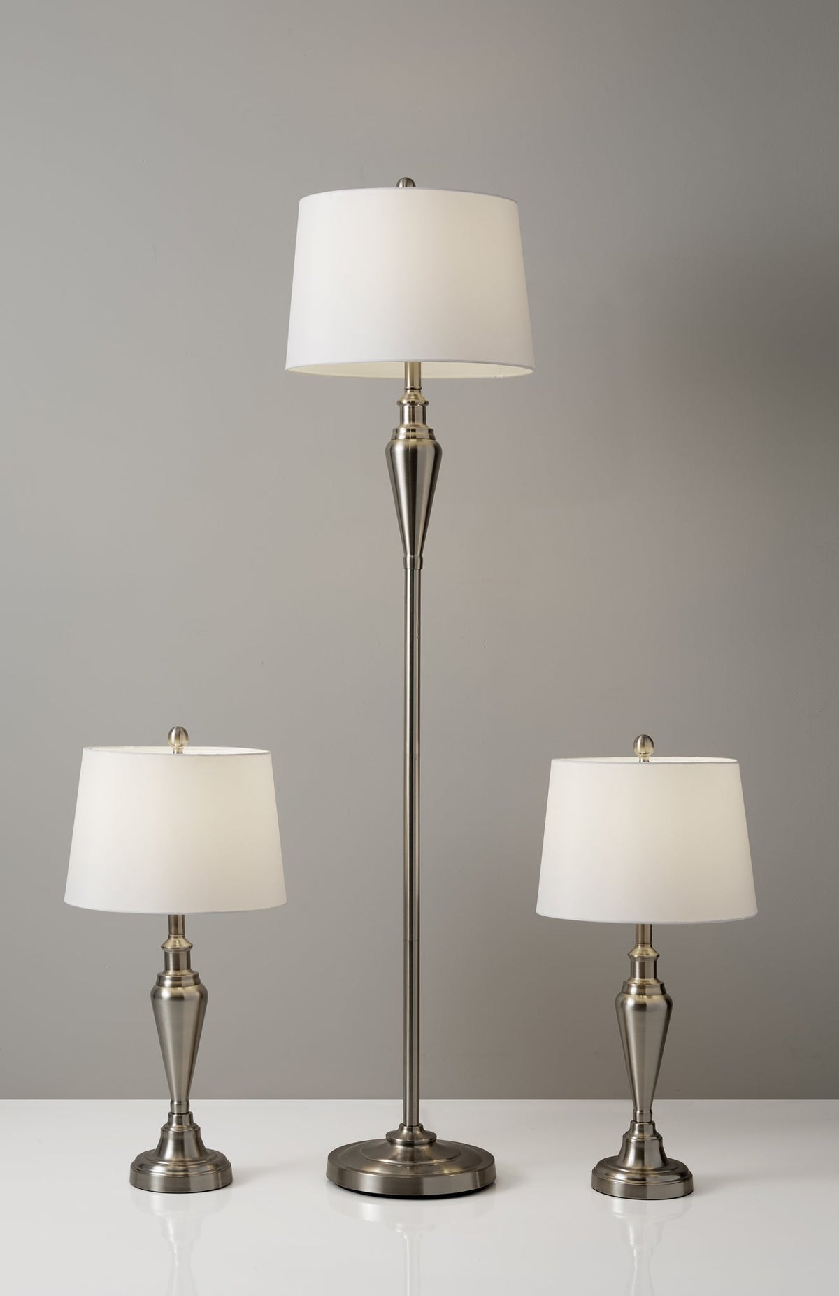 Glendale 3 Piece Floor and Table Lamp Set