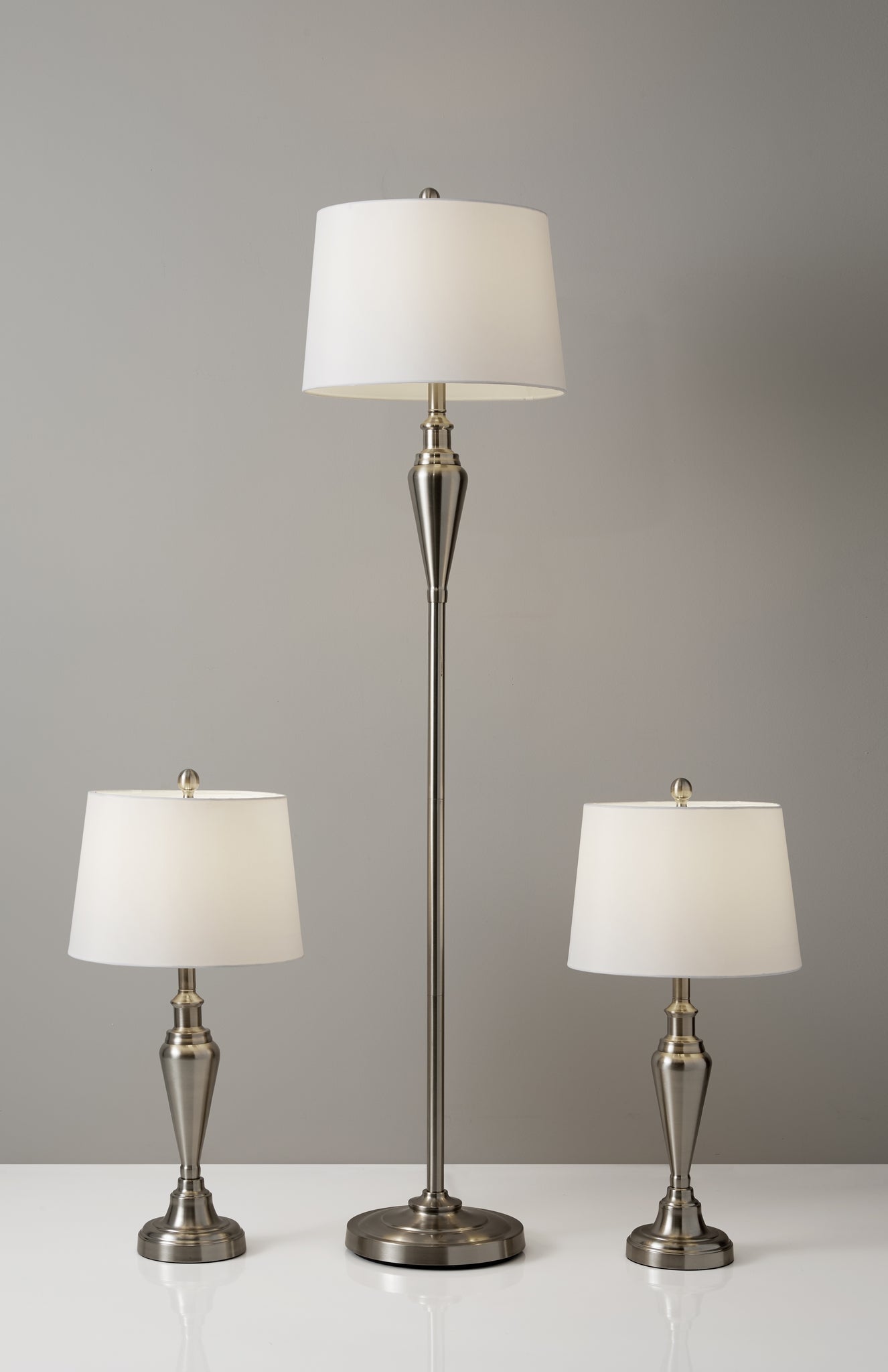 Glendale 3 Piece Floor and Table Lamp Set