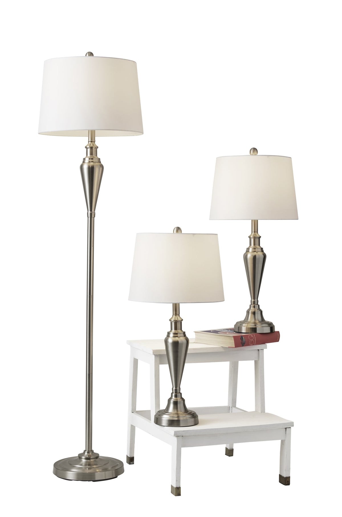 Glendale 3 Piece Floor and Table Lamp Set