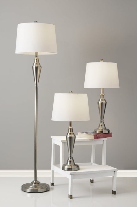 Glendale 3 Piece Floor and Table Lamp Set
