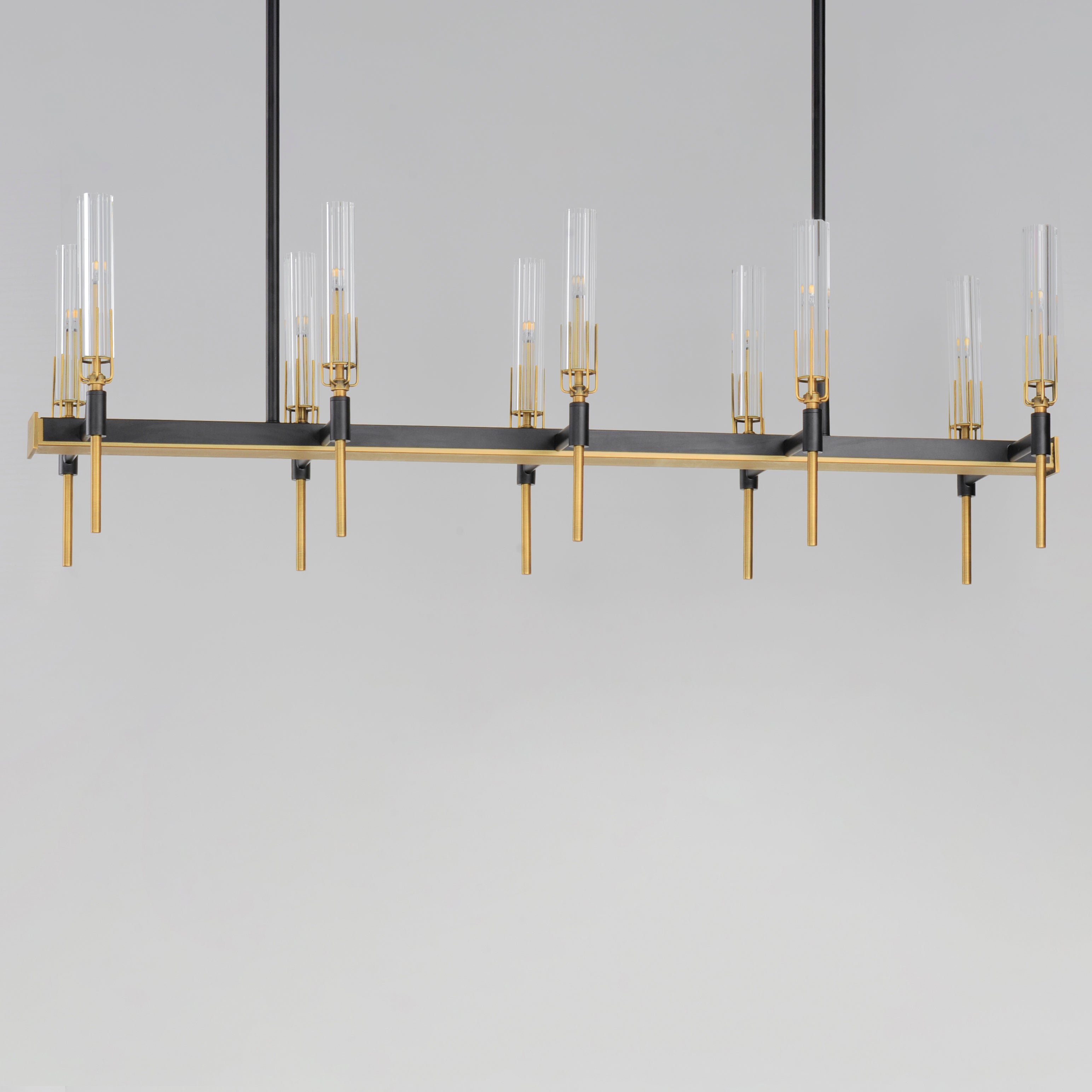 Flambeau 10-Light Linear LED Chandelier