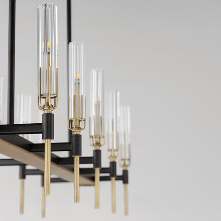 Flambeau 10-Light Linear LED Chandelier