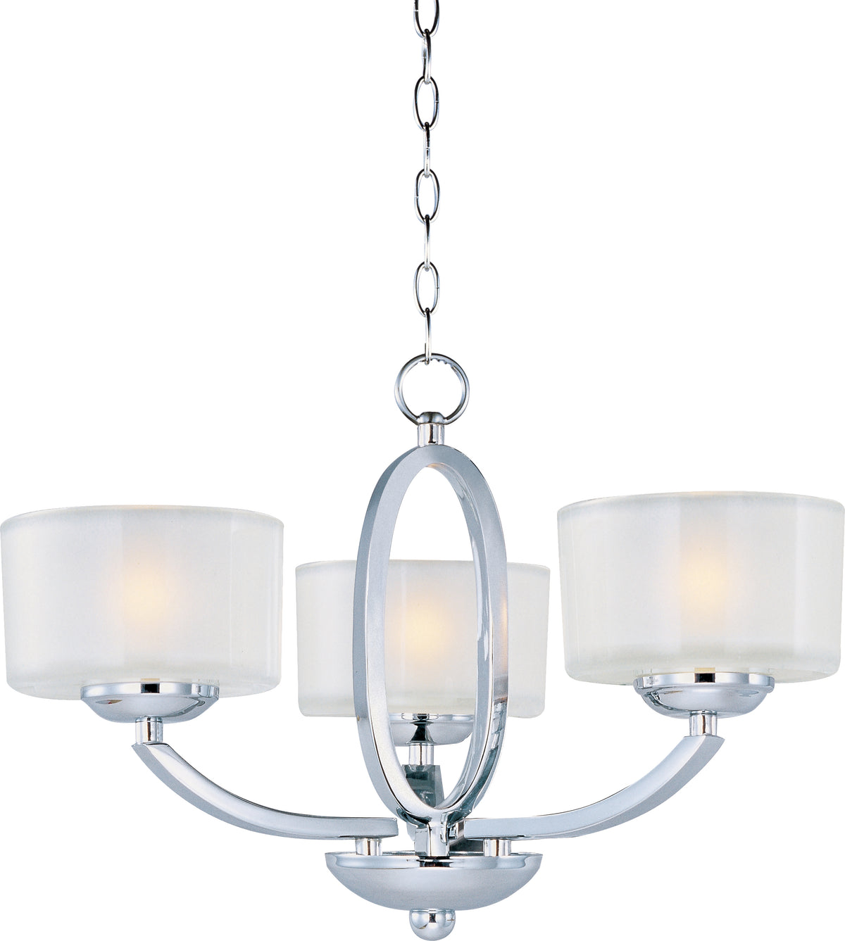 Elle 3-Light Semi-Flush Mount/Chandelier