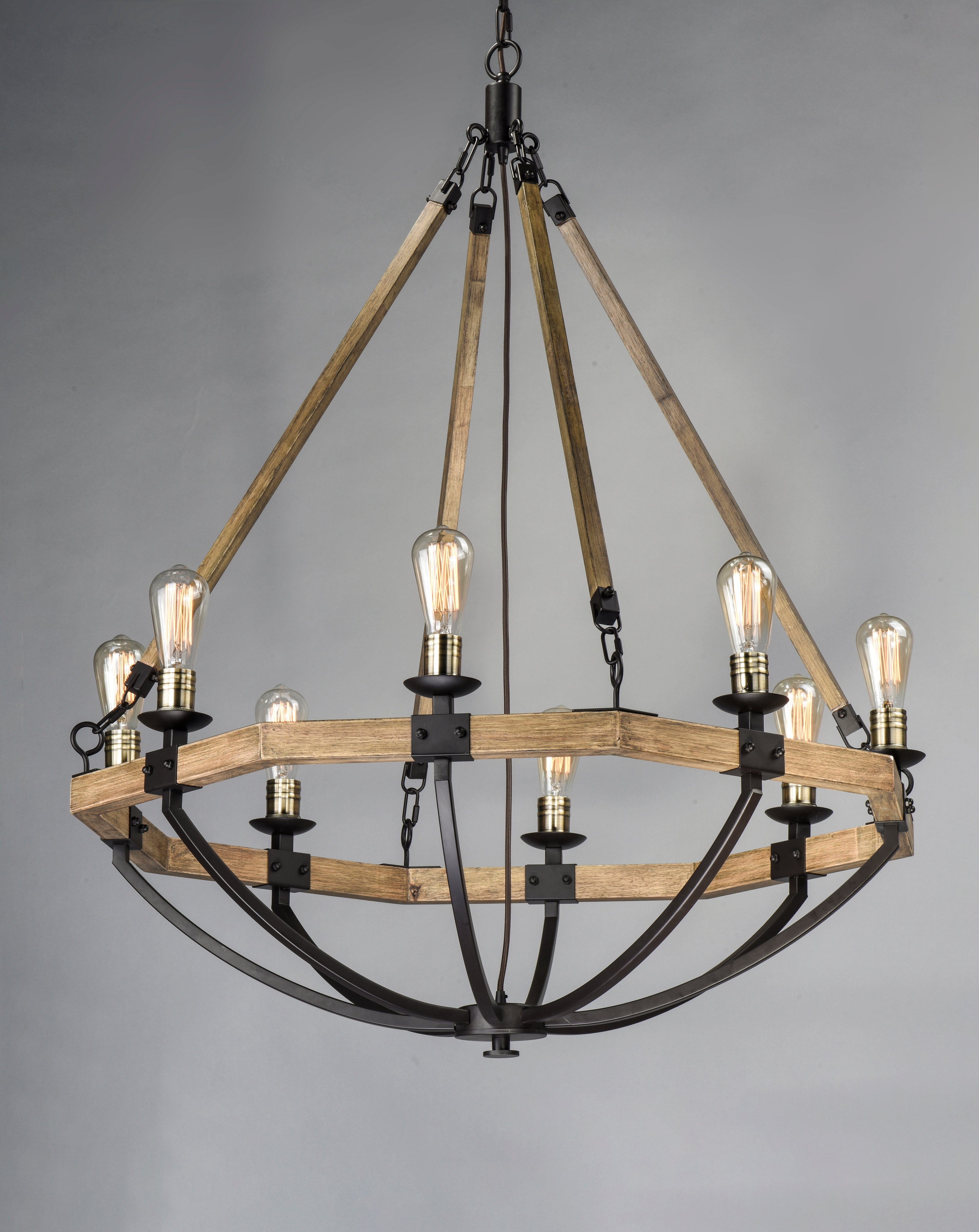 Lodge 8-Light Chandelier