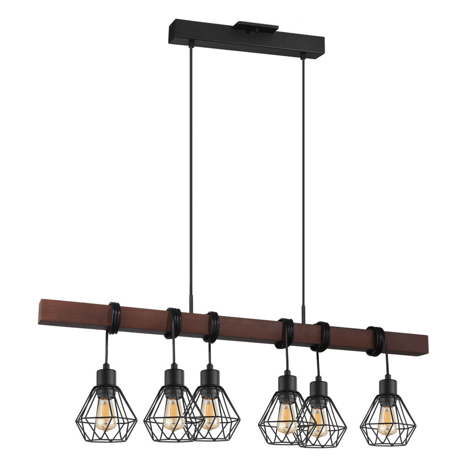 6L Pendant Light / Luminaire suspendu 6L