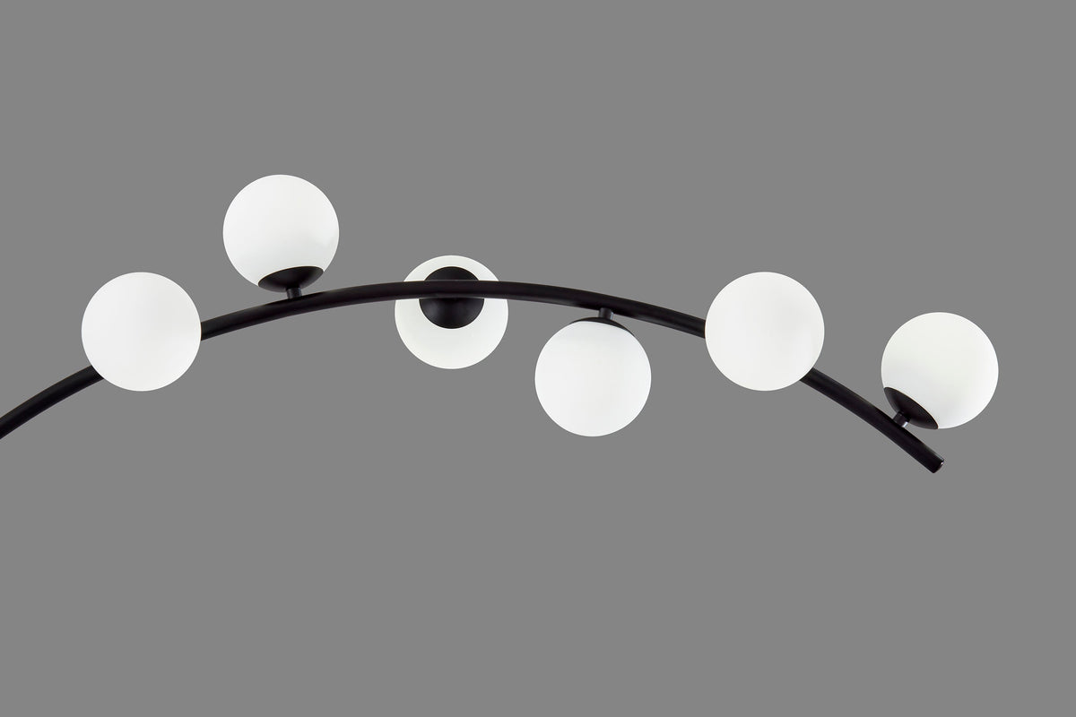Ronan LED Arc Lamp w. Smart Switch