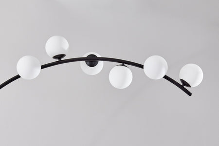 Ronan LED Arc Lamp w. Smart Switch