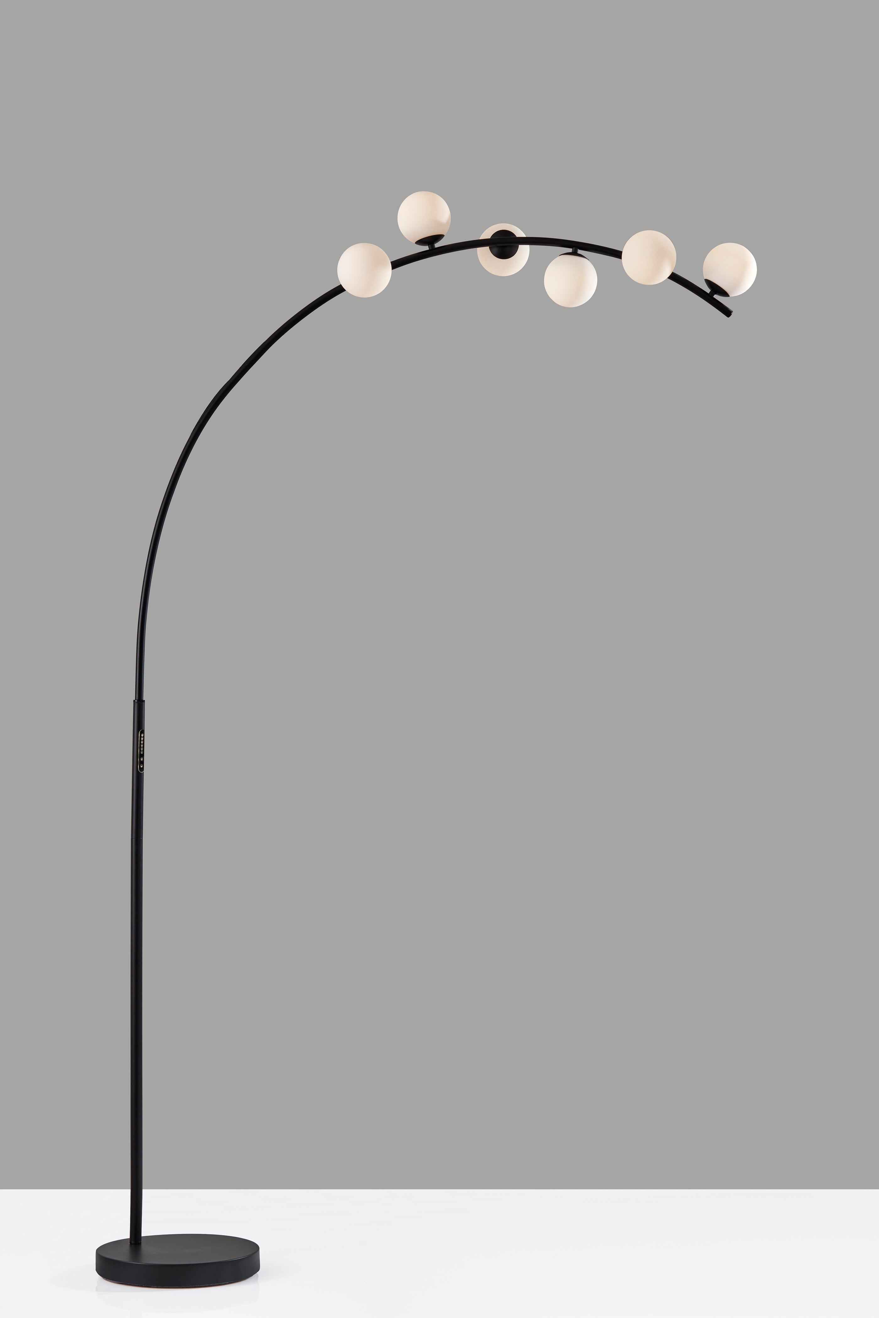 Ronan LED Arc Lamp w. Smart Switch