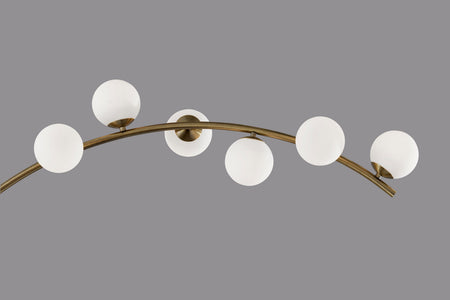 Ronan LED Arc Lamp w. Smart Switch