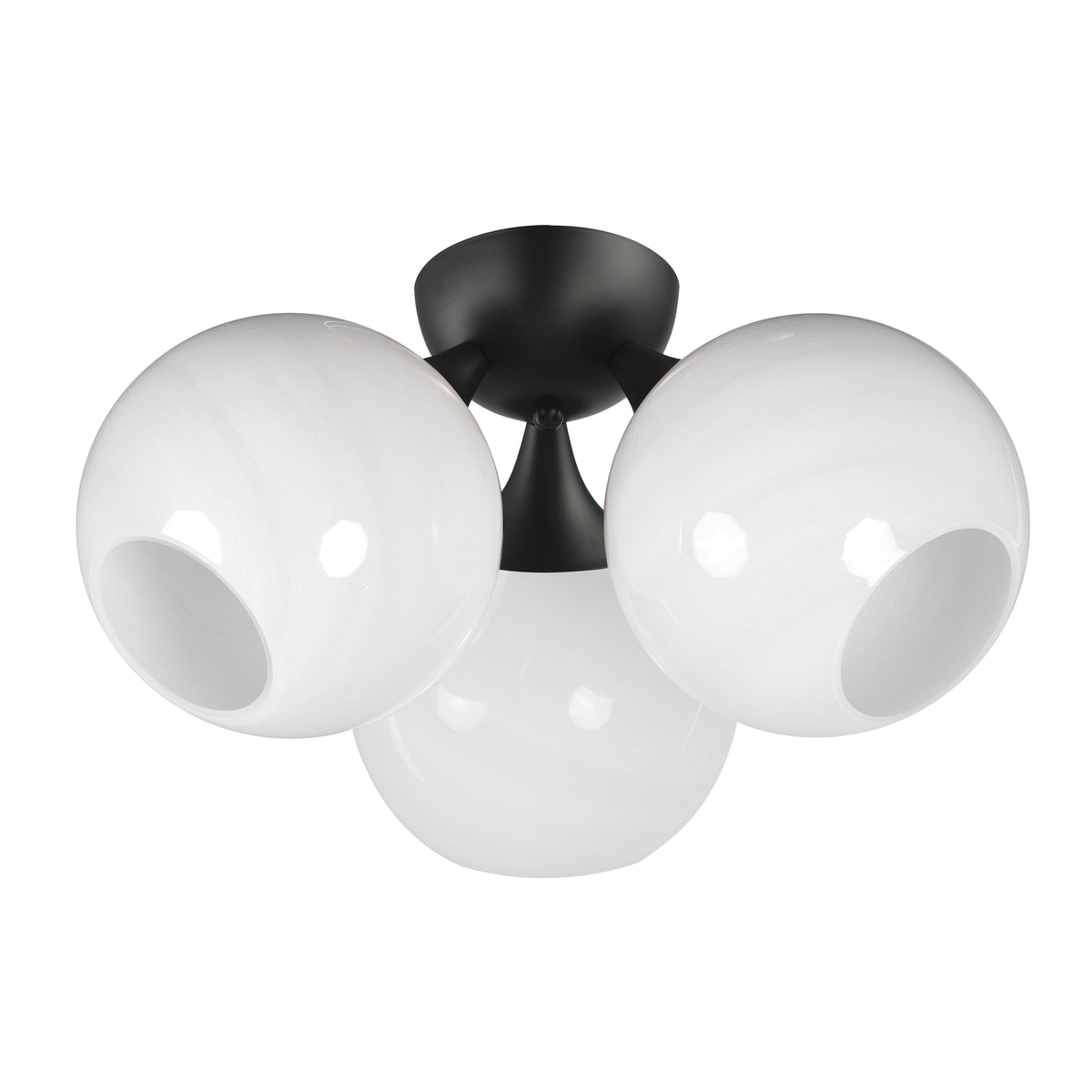 Neve 3-Light Semi Flush