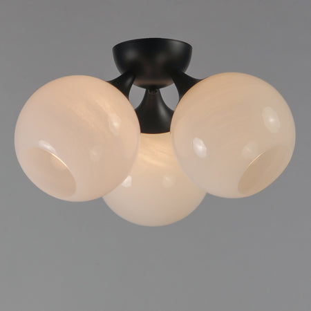 Neve 3-Light Semi Flush