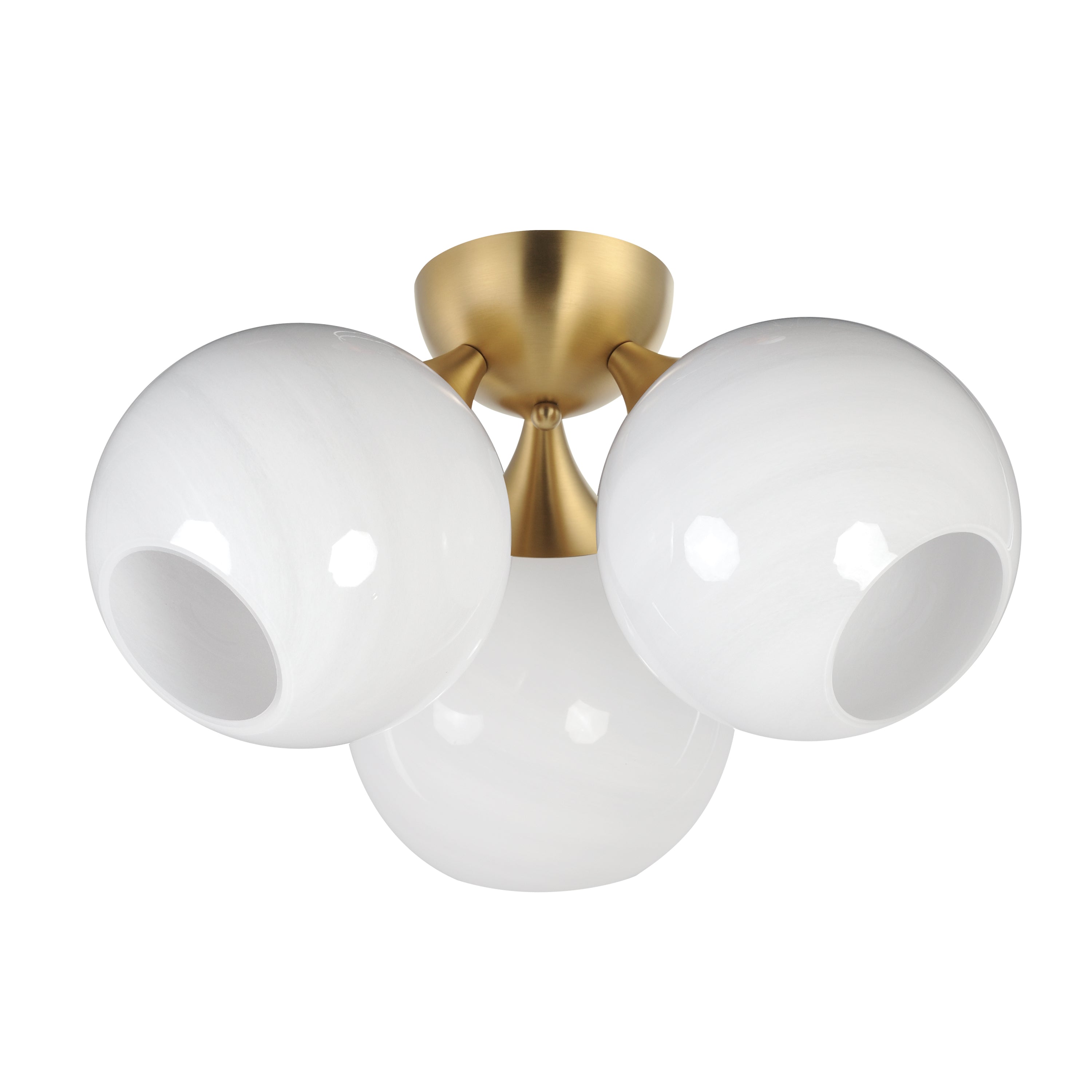 Neve 3-Light Semi Flush