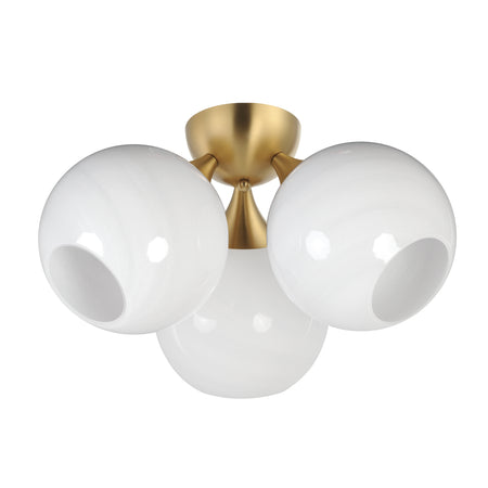 Neve 3-Light Semi Flush