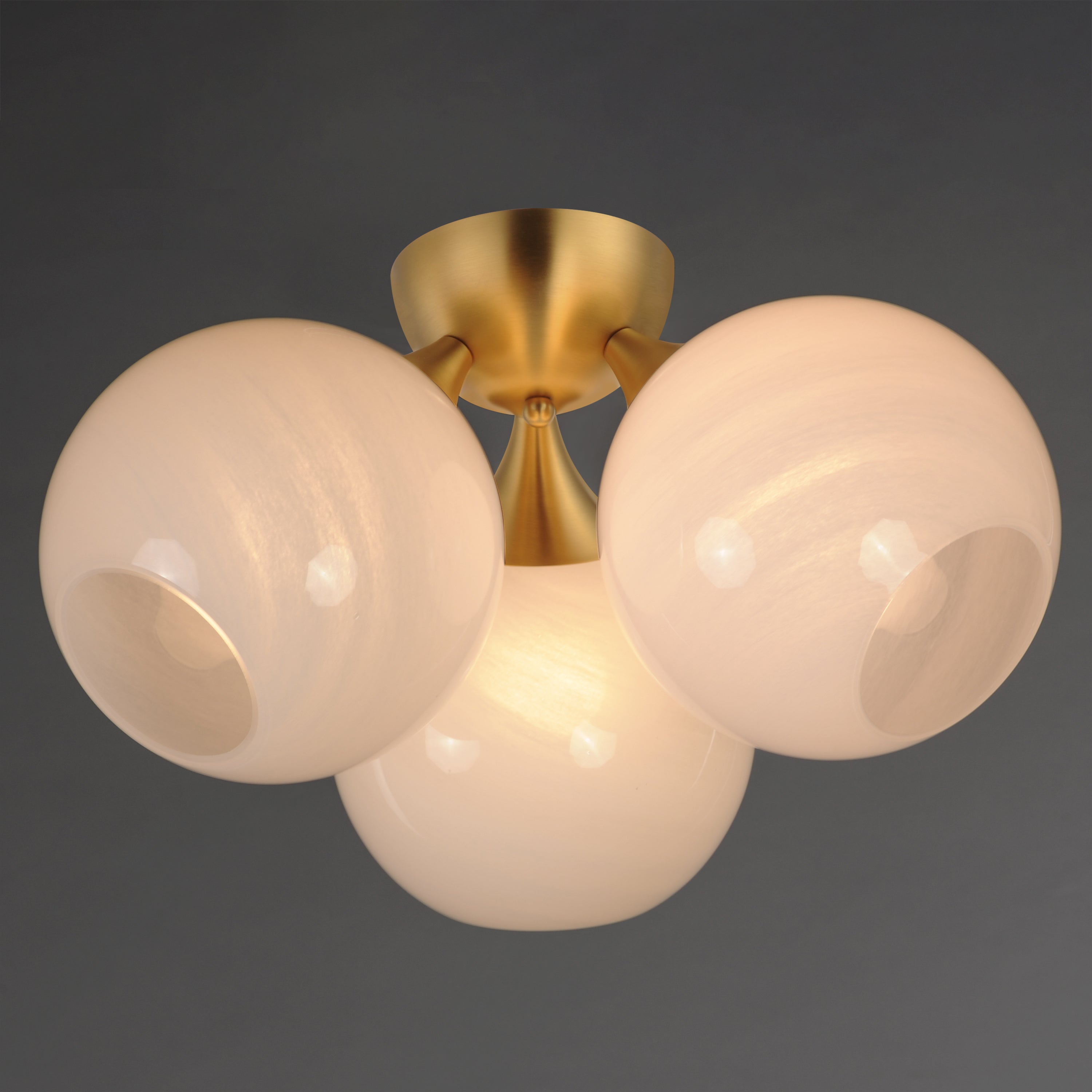 Neve 3-Light Semi Flush