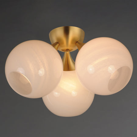 Neve 3-Light Semi Flush
