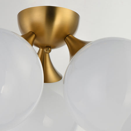 Neve 3-Light Semi Flush