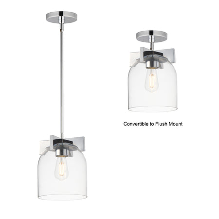 Scoop 1-Light Pendant/Flush Mount