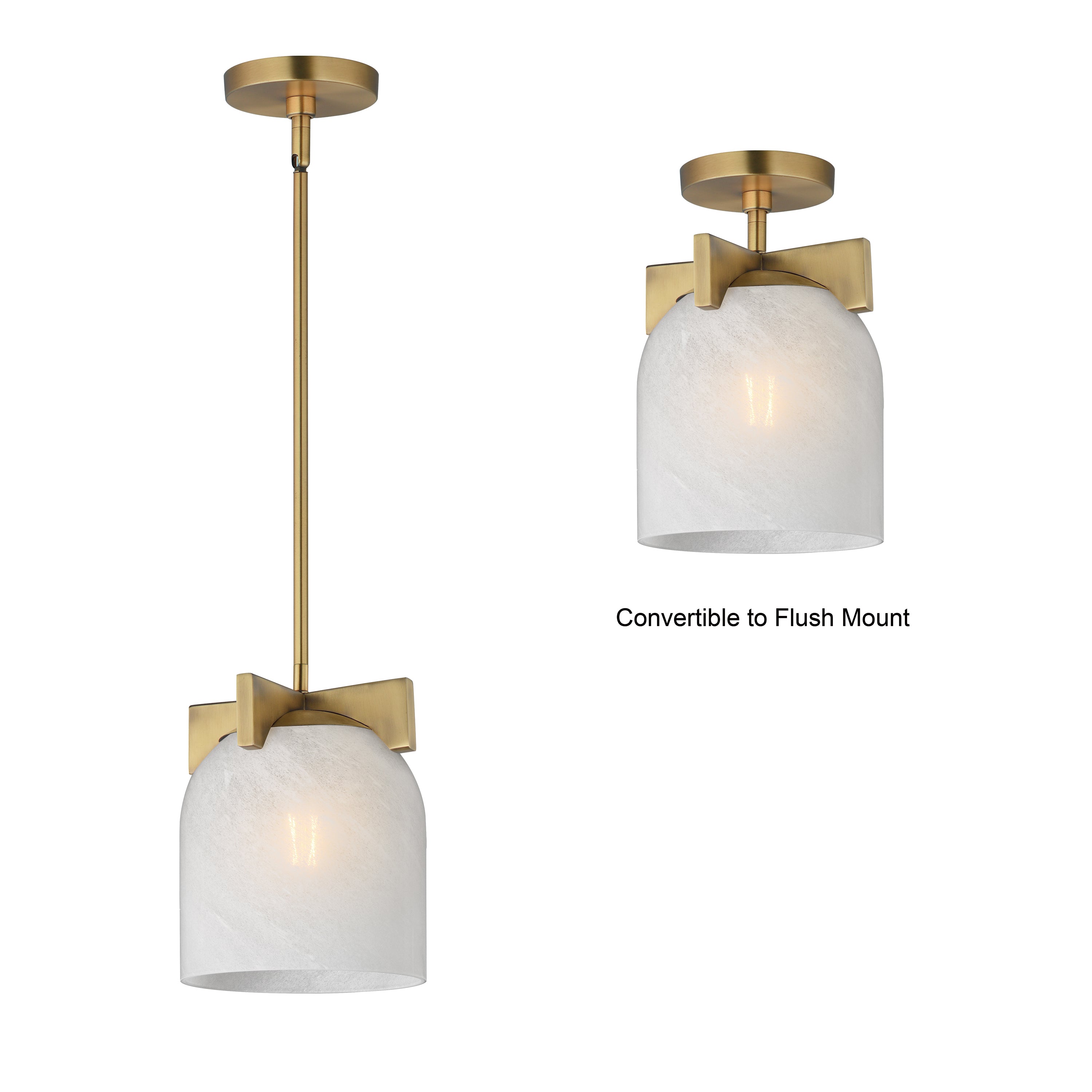 Scoop 1-Light Pendant/Flush Mount