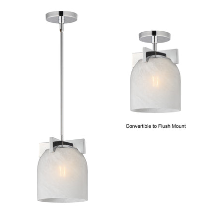 Scoop 1-Light Pendant/Flush Mount