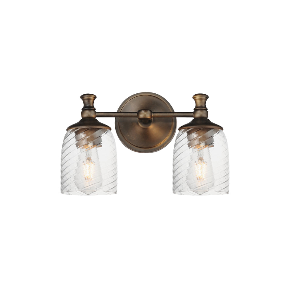 Swirl 2-Light Wall Sconce